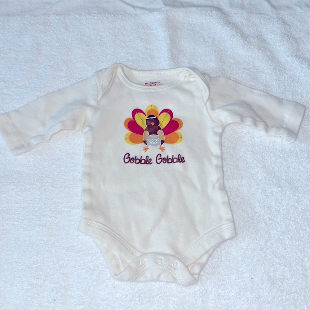 Gobble gobble thanksgiving onsie